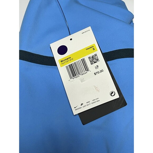 NWT NIKE Women’s One High‎ Waisted 7/8 Leggings Size Small Blue MSRP $70 - Picture 6 of 6